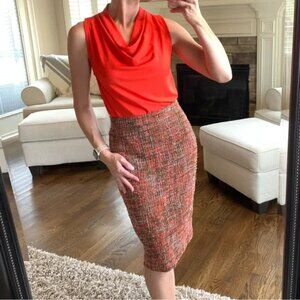 J. Crew No 2 Pencil Skirt Harvest Tweed (size 0)